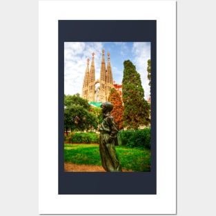 The Basilica De La Sagrada Familia Posters and Art